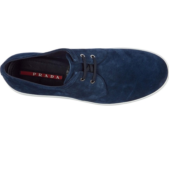 Prada Men’s Suede Lace Up Shoes - Picture 7 of 8